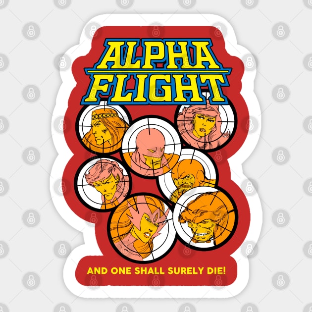 Alpha Flight Team Sticker by OniSide